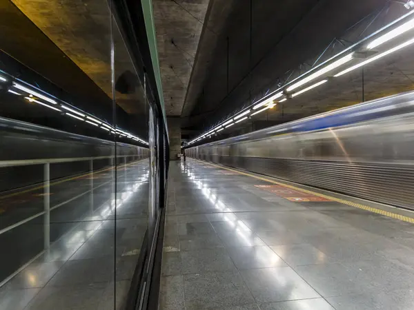 Sao Paulo Brasile Maggio 2023 Piattaforma Della Stazione Sumare Linea — Foto Stock