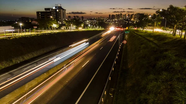 294 Komandante Joao Ribeiro Barros Karayolu Ndaki Trafik Işıklarının Yol — Stok fotoğraf