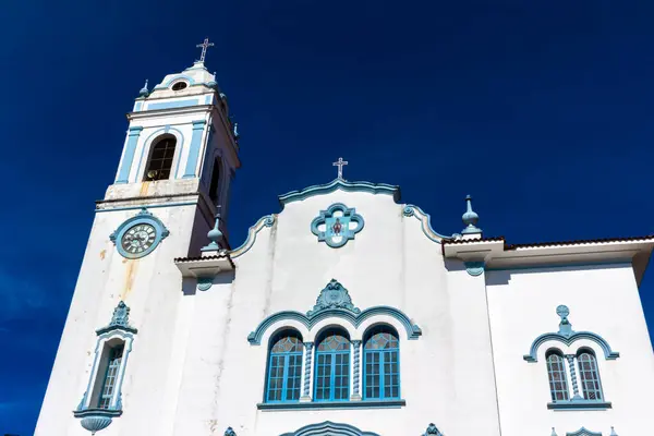 サンパウロ州の西中心のマリアの中心にあるサンベント大聖堂の正面の眺め — ストック写真