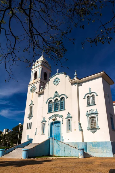 Vista Fachada Catedral São Bento Centro Marilia Centro Oeste Estado — Fotografia de Stock