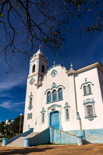 상파울루 중심에있는 Marilia의 중심에있는 대성당의 외관의 — 스톡 사진