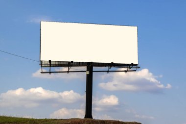 Boş ilan panosu Brezilya 'da yeni reklam için hazır.