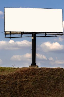 Boş ilan panosu Brezilya 'da yeni reklam için hazır.