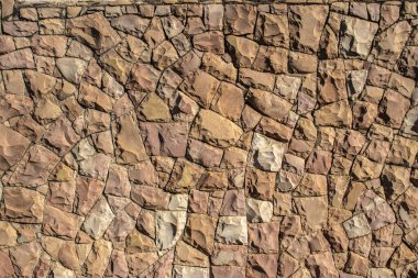 texture pattern of stone wall in Brazil clipart