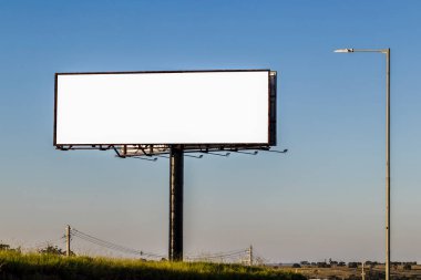Boş ilan panosu Brezilya 'da yeni reklam için hazır.