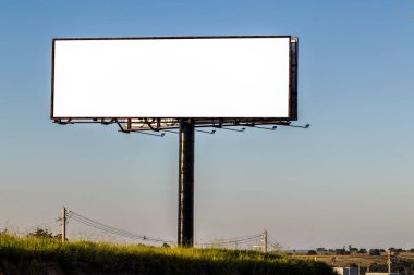 Boş ilan panosu Brezilya 'da yeni reklam için hazır.