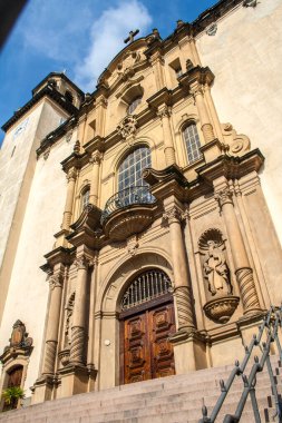 Sao Paulo, Brezilya, Eylül 02, 2009. Carmo Hanımefendisi Bazilikası, Bela Vista Mahallesi, Sao Paulo Merkezi, SP.
