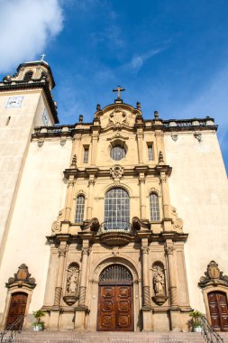 Sao Paulo, Brezilya, Eylül 02, 2009. Carmo Hanımefendisi Bazilikası, Bela Vista Mahallesi, Sao Paulo Merkezi, SP.