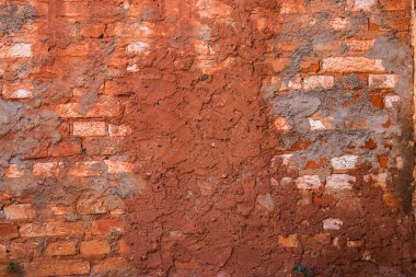 Brezilya 'da tuğla, kil ve beton duvar deseni