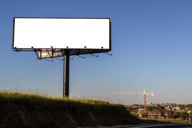 Boş reklam panosu Brezilya 'da yeni bir reklam için hazır.