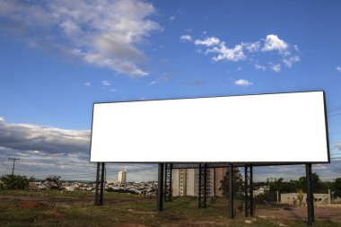 Boş reklam panosu Brezilya 'da yeni bir reklam için hazır.