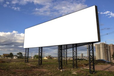 Boş reklam panosu Brezilya 'da yeni bir reklam için hazır.