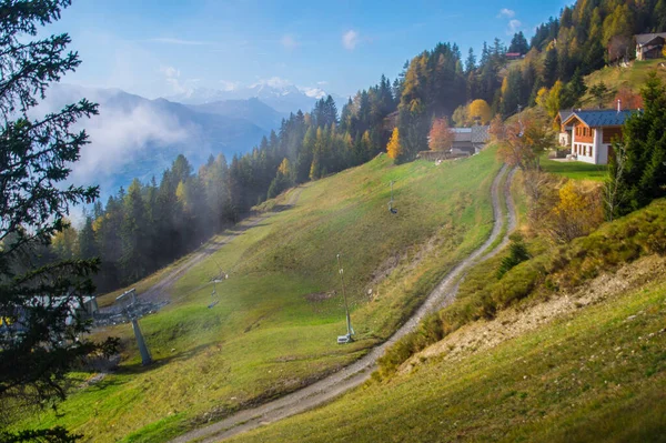 Anzere Aux Grillesses Valais Suisse — Photo