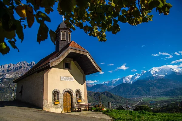 Chapel Sainte Anne Sallanche Haute Savoie France — Stock Photo, Image