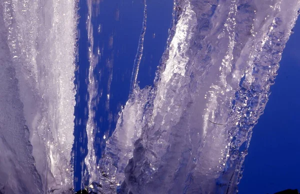 Göldeki Buz Kristalleri — Stok fotoğraf