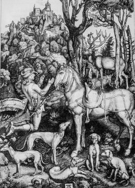 Saint Hubert, La Vie illustriere des Saints, Yayımcı Firmin -Didot, 1887