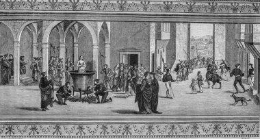 Azize Cecile Şehitliği, La Vie Resimli des Saints, Yayımcı Firmin Didot, 1887