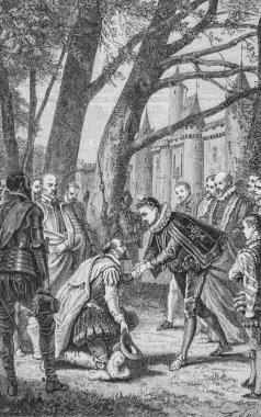 HENRI III ve N Kralı 'nın uzlaşması, kulelere plessis, editör Alfred 1881