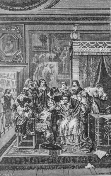 Kardinal de richelieu 'nun son anları, editör Alfred 1881