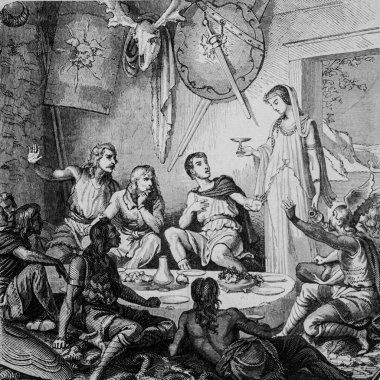 Efsane, Marsilya 390 av.C., editör lahure 1880