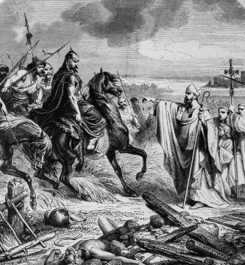 Aziz Louis ve Attila 451ap.J.C. Düzenleyici Lahure 1880