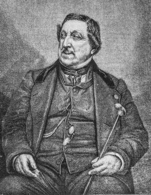 Rossini, Edouard Charton 'ın resim dükkanı, 1870