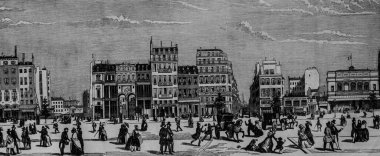 Maison du Pont de Fer, Edmond Texier 'in Paris masası, Yayıncı Paulin ve Şövalye 1852