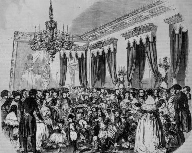 Çocuk kostümleri matinesi, Edmond Texier 'in Paris masası, Yayıncı Paulin ve Şövalye 1852