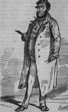 Edmond Texier, Publisher Paulin ve Le Chevalier 1852 'nin sansür masası.