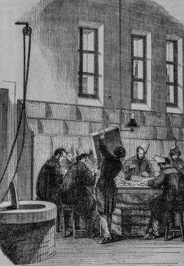 Ayrılış için mektup sıralaması, Edmond Texier 'in Paris masası, Yayıncı Paulin ve Şövalye 1852