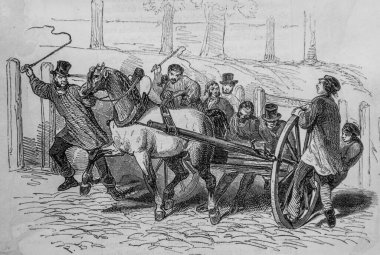 Edmond Texier, Publisher Paulin ve Le Chevalier 1852 'nin Paris tablosu.