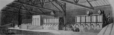 Le Depotoir, şarap mahzeni, Paris masası Edmond Texier, Yayıncı Paulin ve Şövalye 1852