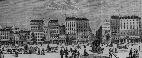 Saint Martin sokağı, Edmond Texier 'in Paris tablosu, Yayımcı Paulin ve Şövalye 1852