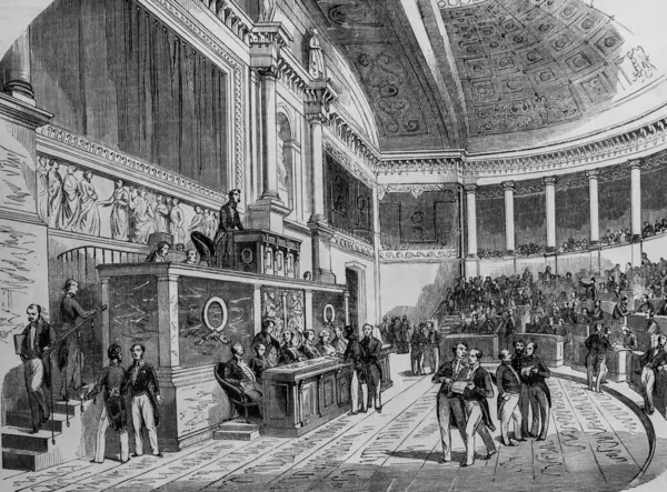 Yasama organı toplantı odası, Paris Masası Edmond Texier, Yayımcı Paulin ve Şövalye 1852
