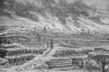 Paris Yangınları Mayıs 1871, 1861-1875, Fransa Tarihi Henri Martin, Editör Furne 1880
