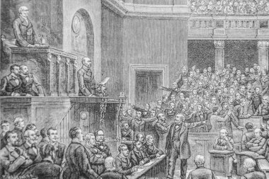 10 Mayıs 1861-1875 döneminde yasama organıyla bir oturum, Henri Martin 'in Fransa Tarihi, Editör Furne 1880