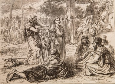 İsa 'nın Kudüs' e yolculuğu, Ernest Renan 'ın İsa' nın hayatı, Godefroy Durand 'ın çizimleri, editör Michel Levy 1870