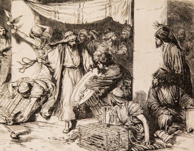 Bir gün öfke hakim oldu, Ernest Renan 'ın hayatı, Godefroy Durand' ın çizimleri, editör Michel Levy 1870
