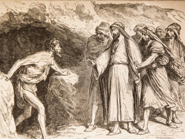 Ernest Renan 'ın İsa' nın hayatı, Godefroy Durand 'ın çizimleri, editör Michel Levy 1870