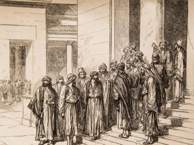 Ernest Renan 'ın İsa' nın hayatı, Godefroy Durand 'ın çizimleri, editör Michel Levy 1870