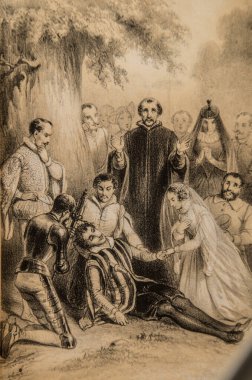 Quitterie ile Basile 'in Düğünü, Don Kişot de la Manche, Yazan Michel Cervantes, Edition Didier 1845