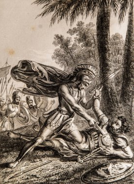 Eski kitaptaki Roma ordusu..