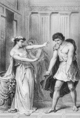 Andromaque, Jean Racine 'in çalışmaları, J.Staal' ın resimleri, Yayımcı Garnier FRERES 1870