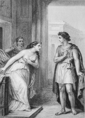 Phedre, Jean Racine 'in eserleri, J.Staal' ın çizimleri, Yayıncı Garnier Freders 1870