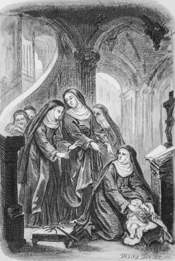 Rahibe Jeanne, Fıskiye Yayımcısı Garnier Kardeşler 1870 'ten Öyküler