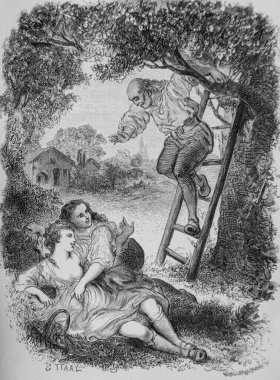 Fontaine Yayımcısı Garnier FRERES 1870 'in hikayeleri.