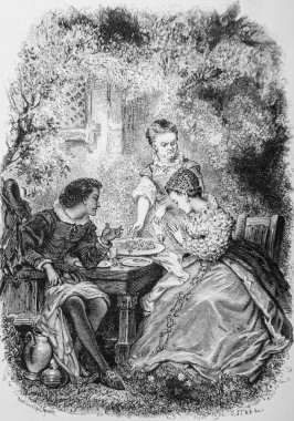 Le Faucon, Garnier Fredeur Fontaine FRERES 1870 hikayeleri.