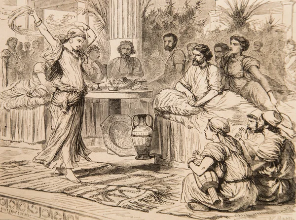 Salome, Ernest Renan 'ın İsa' nın hayatı, Godefroy Durand 'ın çizimleri, yayıncı Michel Levy 1870