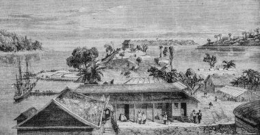 Bengal Körfezi, Andaman Adaları 'ndaki Archipelago' da, Illustrian Evreni 'nde, Yayımcı Michel Levy 1868