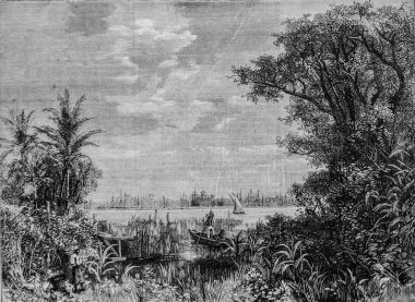 Brezilya Meridional Rio Grande du Sud, ünlü evren, editör Michel Levy 1868